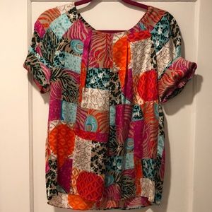 Lily Pulitzer size 2 silk top